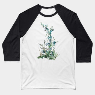 Forget-me-not watercolor Baseball T-Shirt